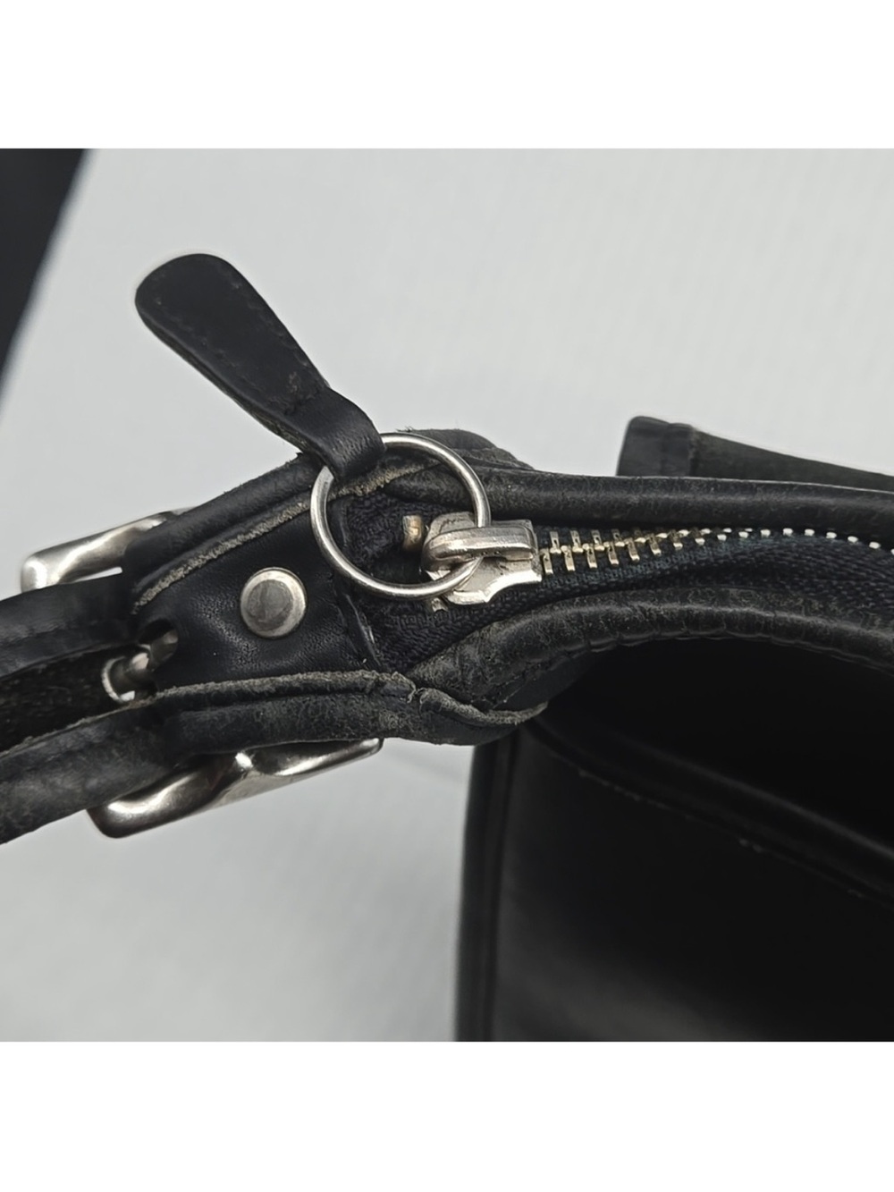 COACH Legacy Studio Flap Crossbody 9144 Black Leather - Picture 5 of 13
